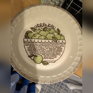 Apple Pie Recipe Ceramic Pie Dish